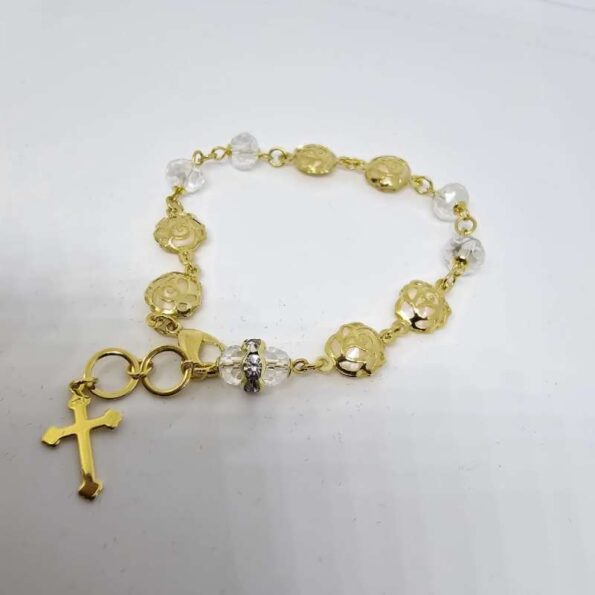 Pulseira Folhada Cristal 02